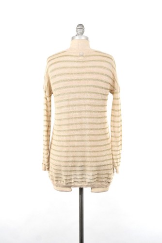 Haute Hippie Alpaka Mischung offener Strick Metallic Faden leichter Pullover XS - Bild 5 von 7