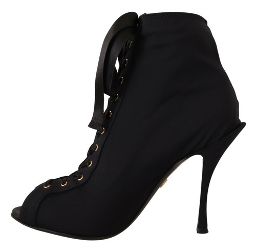 Dolce & Gabbana Botines Negro Elástico Corto EU36/US5.5 - Imagen 5 de 11