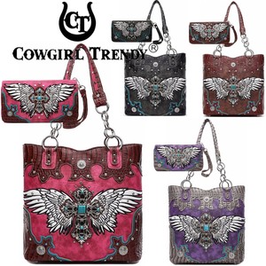 Cross Wings Western Totes Purses Country Handbags Women Shoulder Cross Wings Western Totes Purses