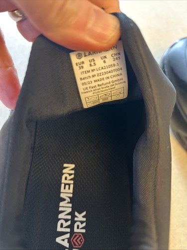 Larnmern Damen Soft Toe Arbeitsschuh rutsch- und ölbeständig verstellbarer Riemen 8,5 - Bild 8 von 8