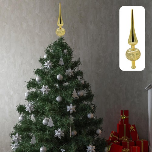 Christmas Tree Toppers Christmas Tree Finial Stand Plating PP Tree Topper - Picture 2 of 15