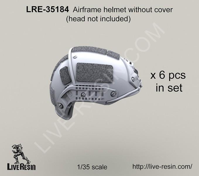 Live Resin 1/35 LRE35184 Airframe helmet without cover head not included x6 Live Resin 1/35 LRE35184 Airframe helmet without cover head not included x6