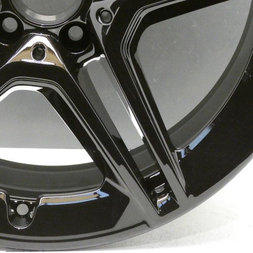 MERCEDES CLS 19" AMG FRONT BLACK ALLOY WHEEL RIM OEM A2574011500 GENUINE X1 - Picture 8 of 14