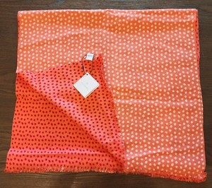 Vera Bradley Reversible Scarf Coral Meadow Dots Spring 2018