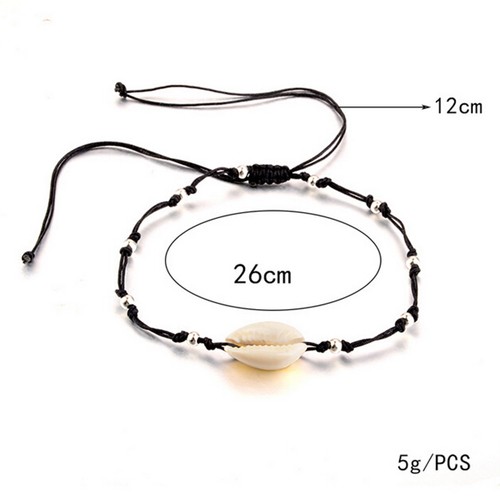 Women Bead Shell Ankle Bracelet Shell Bohemian Anklet Foot Jewelry Summer New - Picture 2 of 8