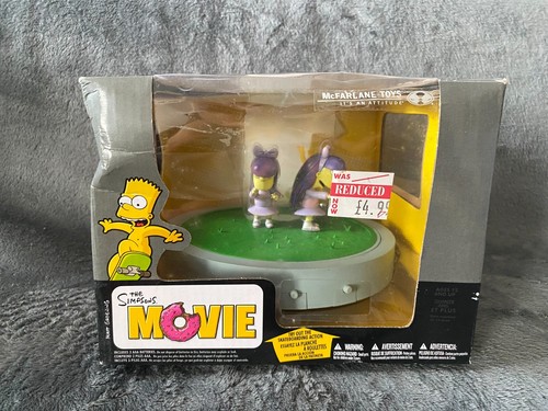 The Simpsons Movie McFarlane Bart, Sherri & Terri Figuren 2007 SIEHE VIDEO - Bild 1 von 23