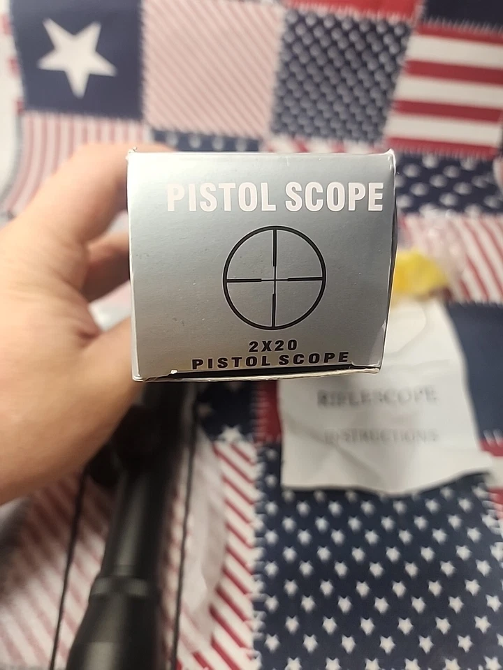 ARMAS DEPORTIVAS KEYSTONE 2X20 MATE EER PISTOLA MIRA TELESCÓPICA CON TAPAS Foto 4 de 4