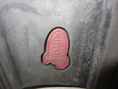 Vintage 0761 Original Justin Leather Work Boots Logger Workboot Size 11 D - Picture 14 of 17