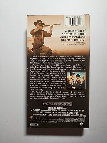 The Searchers (VHS, 1998, Widescreen Special Edition) - Picture 2 of 2