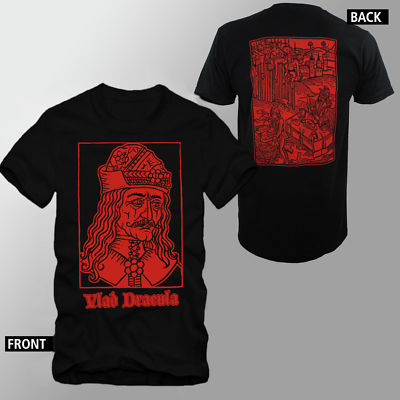 DRACULA VLAD TEPES The Impaler T-SHIRT,Photo Portrait, Der Pfähler transsilvania
