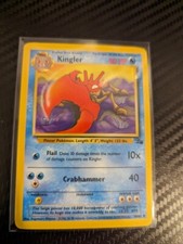 Pokémon TCG Kingler Fossil 38 Regular Unlimited Uncommon