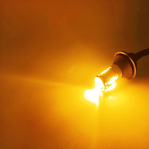 7443 Amber White LED Turn Signal DRL Light Bulbs For 2018-2021 Jeep Wrangler JL - Picture 11 of 12