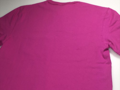 CHAMPION LIFE HERITAGE SCRIPT TEE Short Sleeve PINK/WHITE GT19Y08254-1P1 Size S - Picture 6 of 6