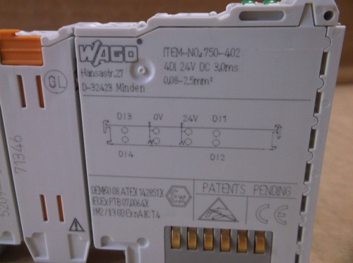 Système D'Entrée I/O Wago PLC 4 Canaux DC 750-402 - Picture 4 of 4