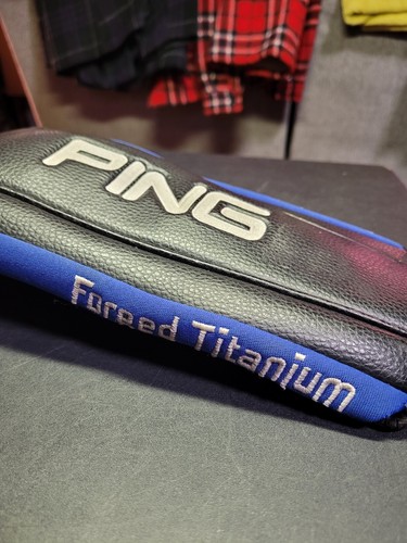 Ping Si3 Forged Titanium Driver Golf Club Headcover Black Blue - Picture 5 of 5