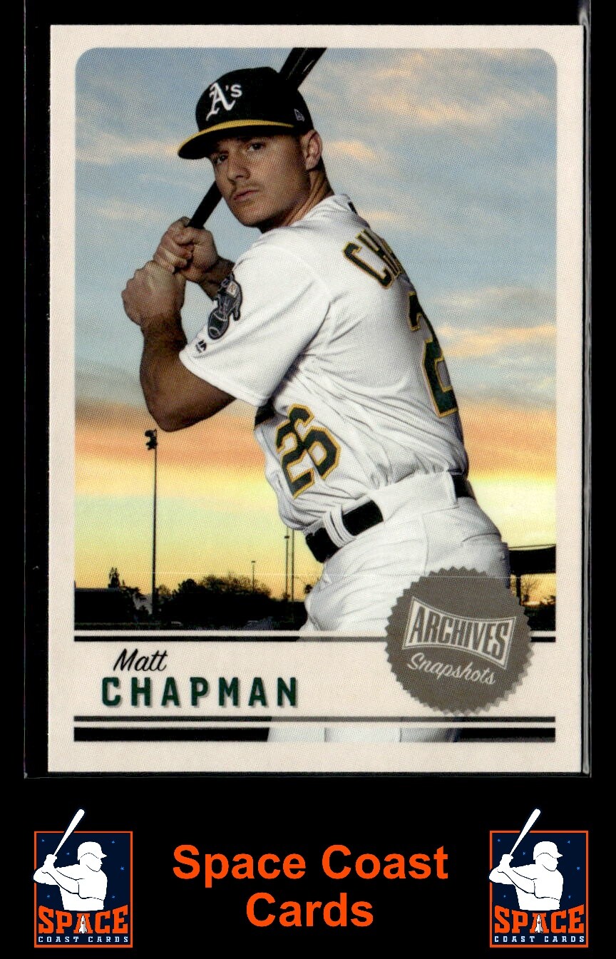 2019 Topps Archives Snapshots Matt Chapman #AS-MC