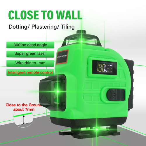 2025 4D 16 Lines Laser Level 360° Green Auto Self Leveling Rotary Cross Measure - Picture 2 of 12