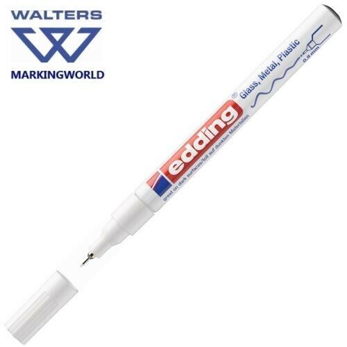 Bolígrafos marcadores de pintura extra finos Edding 780 | pluma de 0,8 mm | todos los 8 colores | caja 10 - Imagen 6 de 14