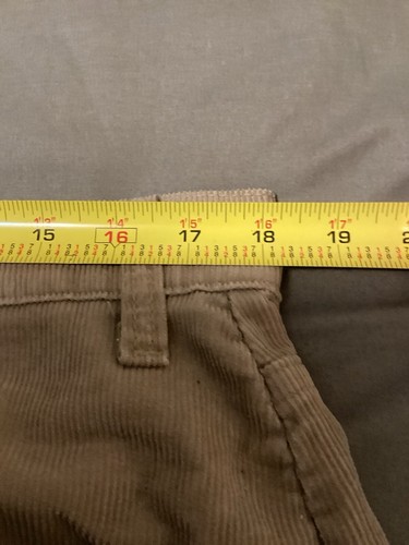 Vintage Men’s Levi 565 Tan Corduroy Orange Tab Wide Leg Shorts Size 36 - Picture 7 of 8