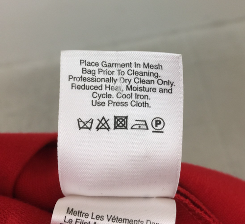 DKNY Women's Dress Size 10 Red Ponte Jersey Panelled Stretchy Bandage Used F1 - Picture 11 of 13