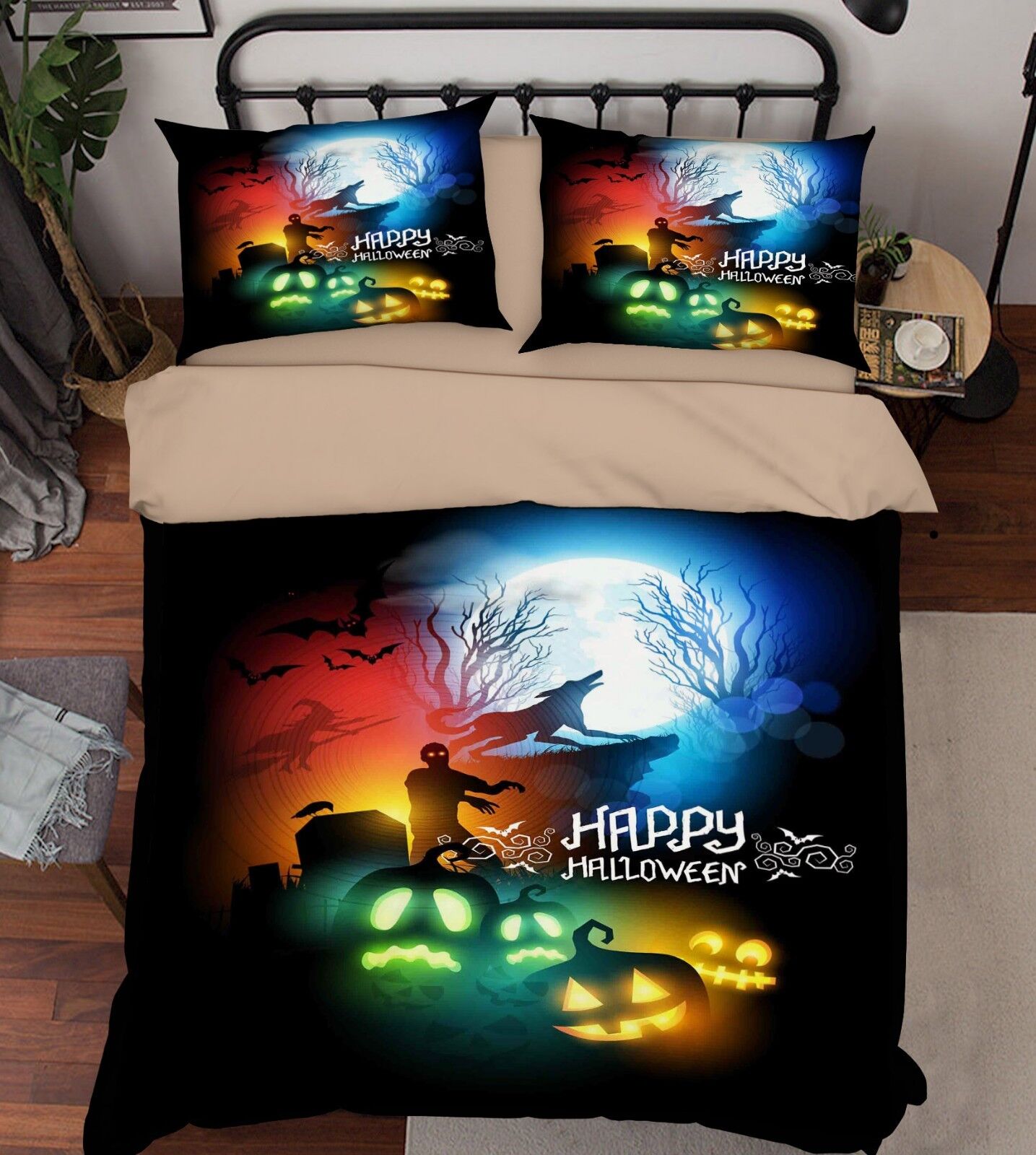 3D Halloween Kid 686 Bed Pillowcases Quilt Duvet Cover Set Single King UK Summer 3D Halloween Kid 686 Bed Pillowcases Quilt Duvet Cover Set Single King UK Summer