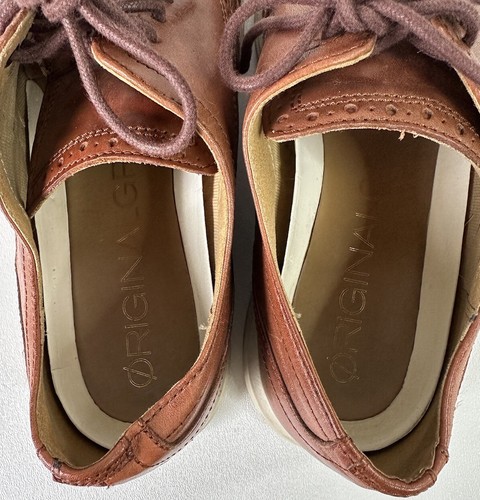 Cole Haan Men's Original Grand Shortwing Wingtip Oxford Brown Leather Sz. 9M - Picture 5 of 8
