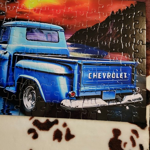 Old Truck 120 Piece Custom Handmade Jigsaw Puzzle - Picture 3 of 7