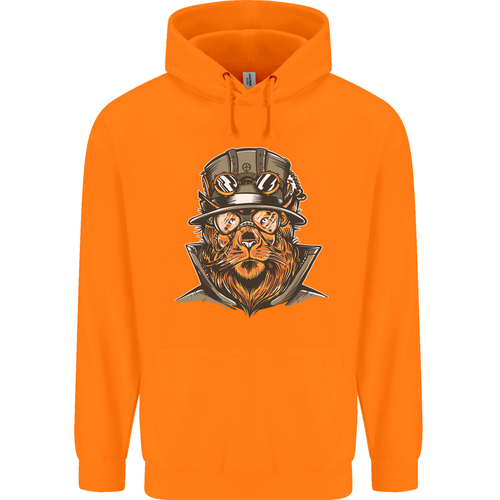 Steampunk Lion Childrens Kids Hoodie - Picture 75 of 88