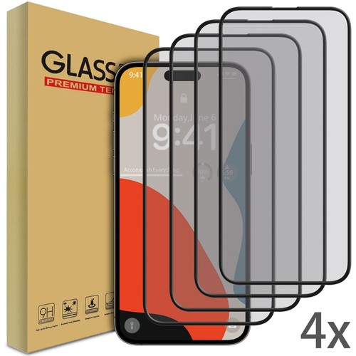 Funda protectora de cuero abatible/protector de pantalla de vidrio para iPhone 16e/16+/Pro/Pro Max - Imagen 2 de 33