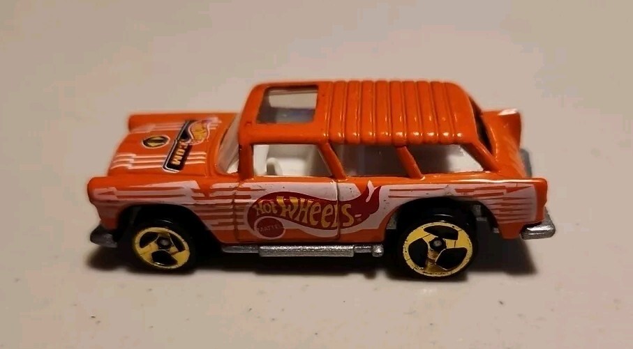 Vintage 1969 Hot Wheels Orange Classic Chevy Nomad - VTG