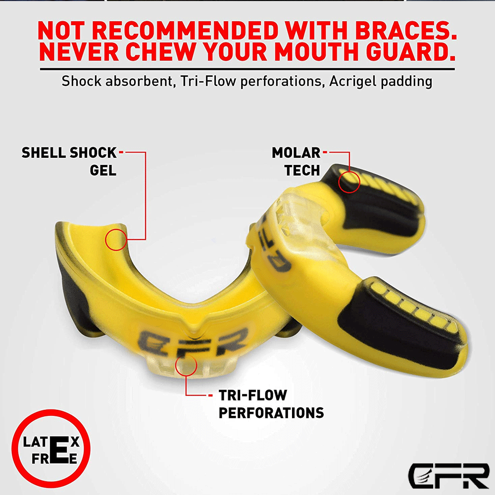 Gel Boxing Gum Shield & Mouth Guard MMA Rugby Mouthpiece Teeth Football