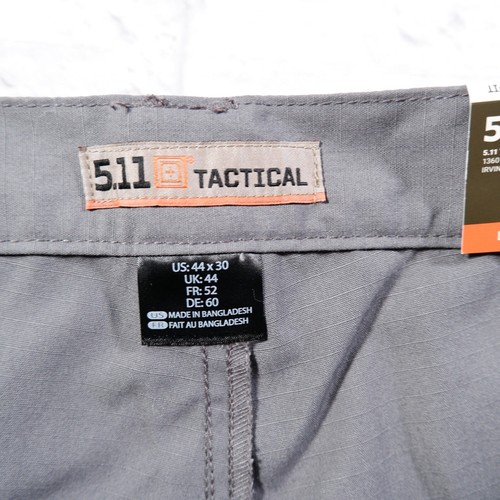 NWT 5.11 Tactical Taclite Gray Relaxed Fit Pro Pant Mens Cargo Pants 44x30 - Picture 7 of 14