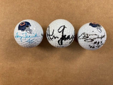 1985 Chicago Bears Signed Golf Ball Lot(3)Gary Fencik,B Baschnagel,Shawn Gayle!!