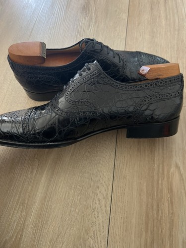 a. testoni Alligator / Crocodile Shoes 10 M a.testoni - Picture 7 of 13