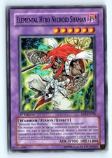 Yu-Gi-Uh Elemental Hero Necroid Shaman #EOJ-EN036 Enemy of Justice tcg LP