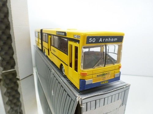 NZG MERCEDES 0405G GELENKBUS - MIDNET ARNHEM LIJN 50 - 1:50 WERBE - GOOD IN BOX - Imagen 9 de 11