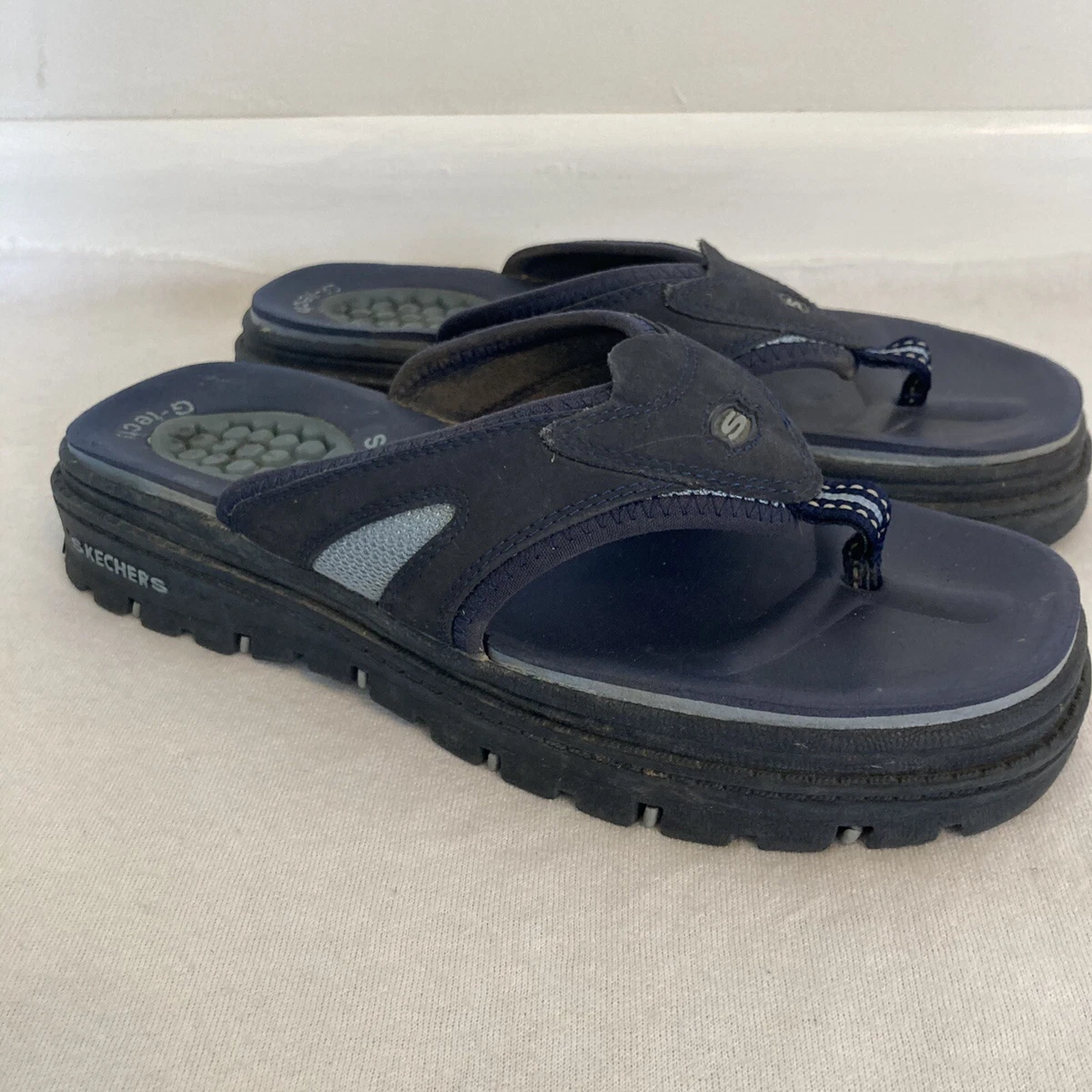 Skechers platform flip flops top