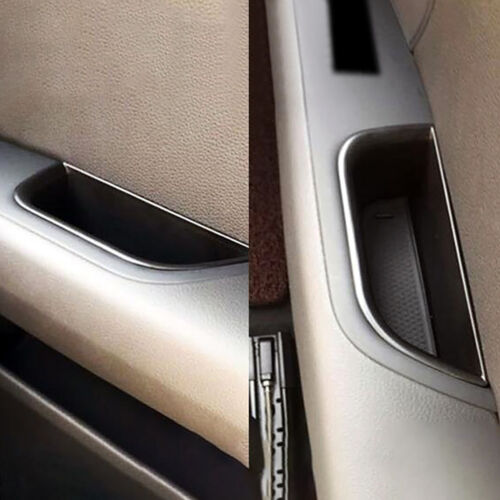 Manija de puerta de coche reposabrazos caja de almacenamiento bandeja soporte cubo kit para Audi A7 2009-2017 - Imagen 2 de 11