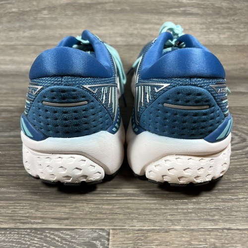 Brooks Adrenaline Gts 19 Blue Shoes Women's Size 11.5 Running Jogging Walking - Picture 4 of 7