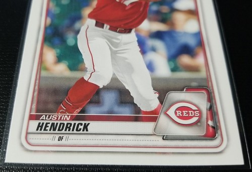 2020 Topps Bowman Draft AUSTIN HENDRICK 1st Bowman Base #BD-34 Cincinnati Reds - Picture 3 of 4