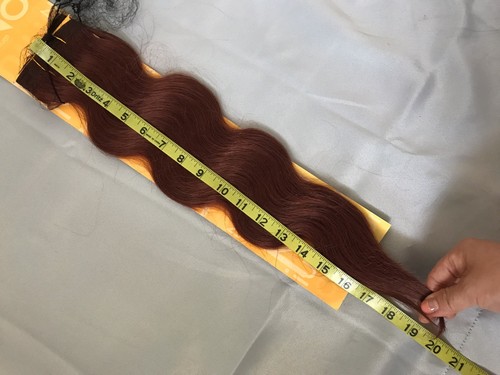 SENSATIONNEL 100% HUMAN HAIR BODY WAVE WEAVE HAIR 18" COLOR # 33 - Bild 4 von 5