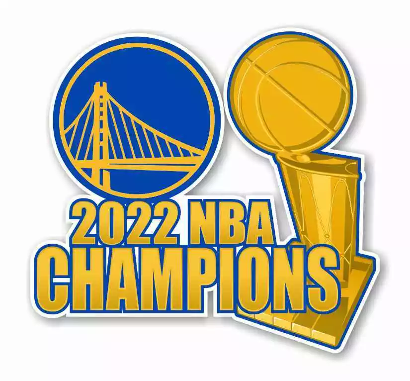 Golden State Warriors Champions 2022 Decal Sticker Basketball NBA  Championship