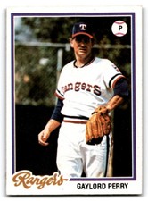 1978 Topps #686 Gaylord Perry Texas Rangers