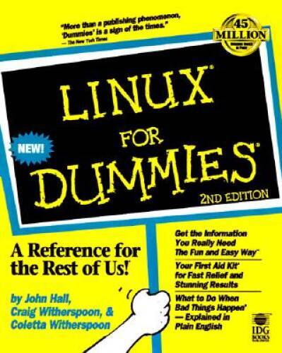 LINUX For Dummies (2nd ed) - Paperback By Hall, Jon - GOOD - Bild 1 von 1