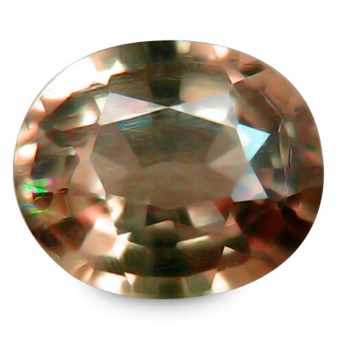 1.085CTS-OLIVE GREE color change NATURAL DIASPORE oval LOOSE GEMSTONES see video - Picture 5 of 5