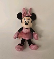 2019 TY Disney Sparkle Minnie Mouse Ballerina Beanie Plush Soft Toy 20cm