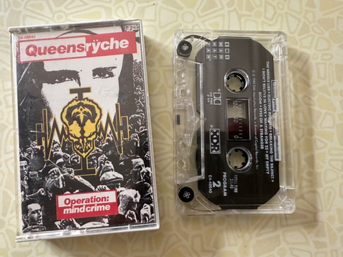 Queensryche album cassette tape operation mindcrime