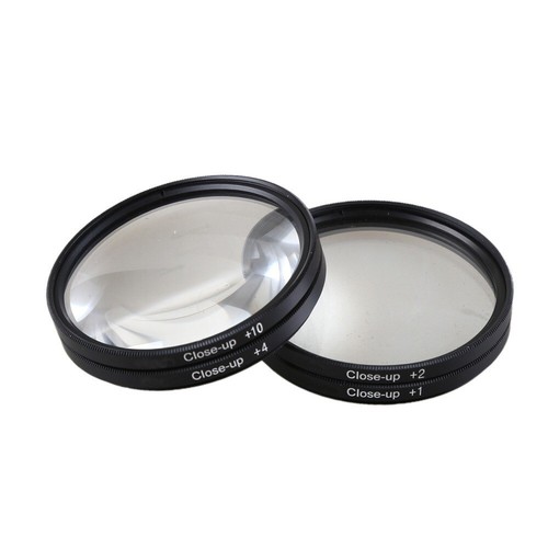 4in1 49/52/55/58/62/67/72/77mm +1+2+4+10 Close Up Macro Lens Aluminum Filter Kit - Picture 2 of 21