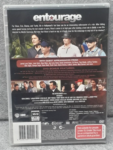 NEW: ENTOURAGE Season 6 Drama TV Series DVD Region 4 PAL Free Fast Post - Picture 2 of 2