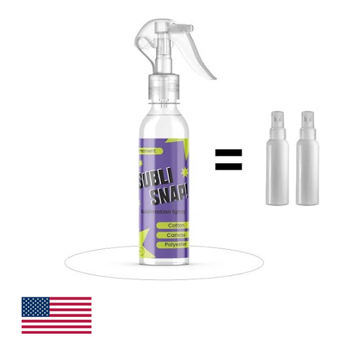 SubliSnap Sublimation Spray for Cotton Shirts & Fabric 200ml - Picture 2 of 5